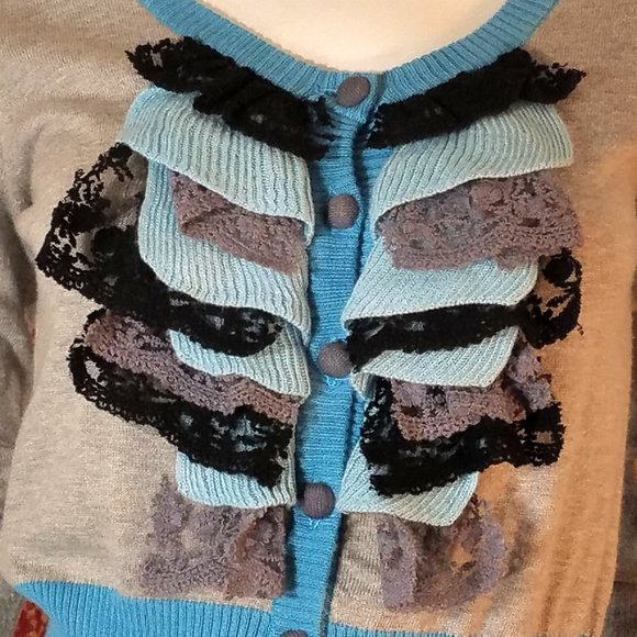 NICK & MO gray cardigan S⤵️🕕 - Picture 2 of 7